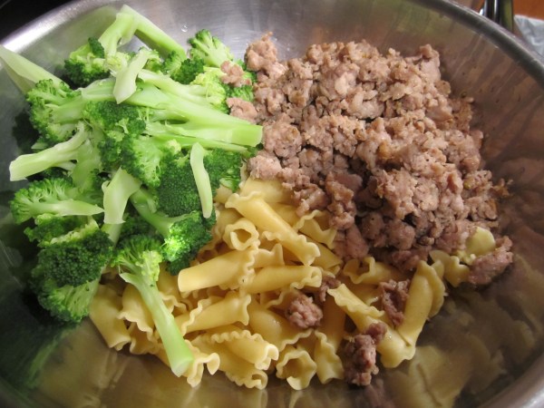 Pasta and Sausage Bake 004