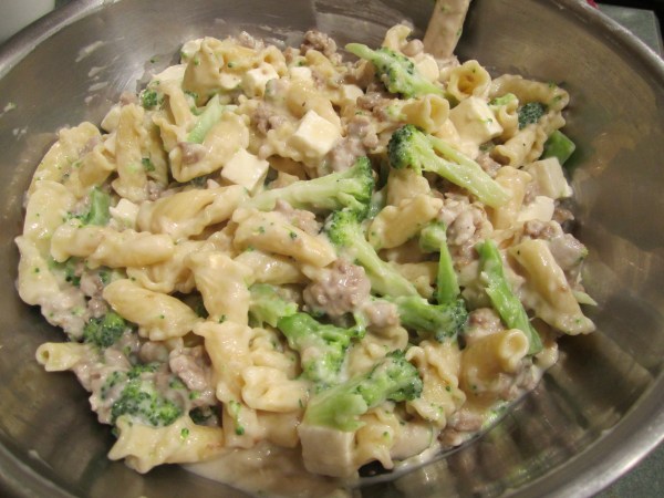 Pasta and Sausage Bake 006