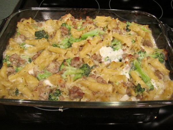 Pasta and Sausage Bake 009