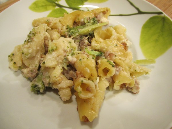 Pasta and Sausage Bake 011