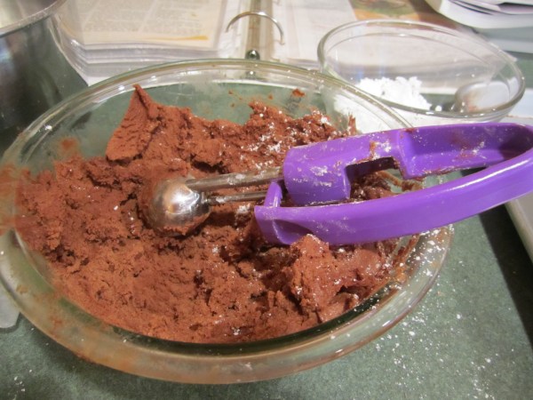 Chocolate snowflake cookies 006