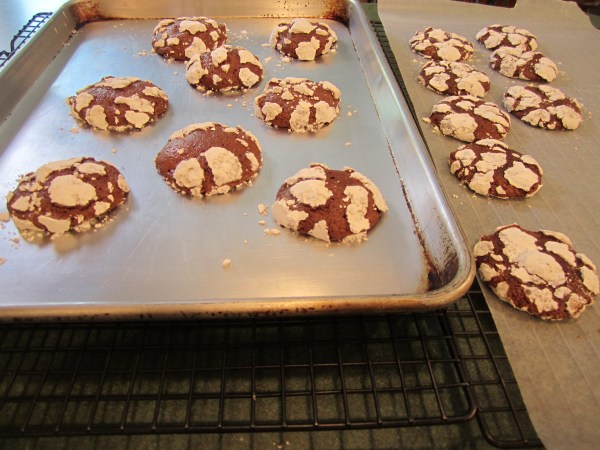 Chocolate snowflake cookies 010