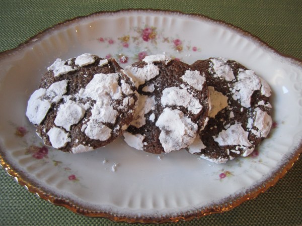 Chocolate snowflake cookies 012